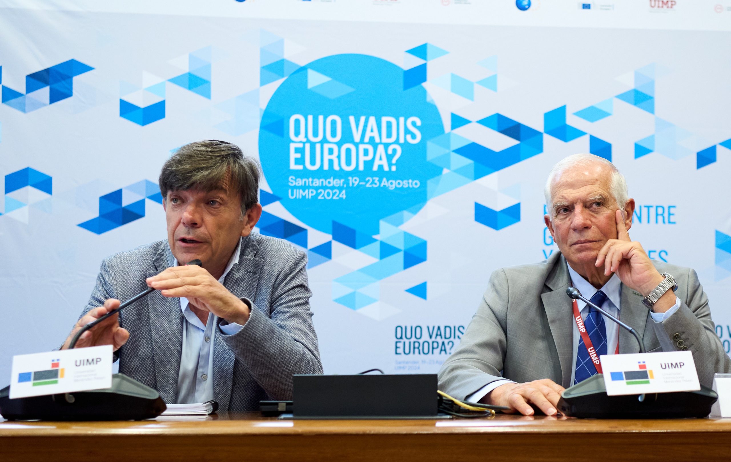 Quo Vadis Europa XII. Europa entre guerras y elecciones. Josep Borrell. Rueda de Prensa.