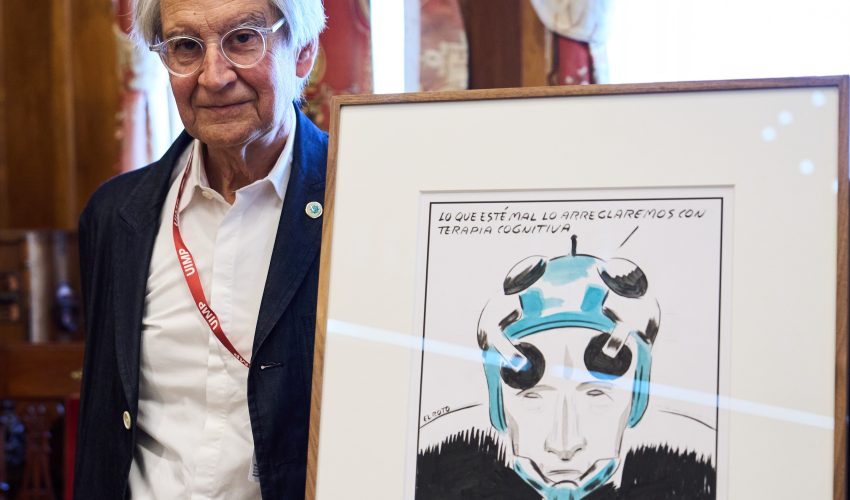 Inauguración de la exposición de “El Roto”